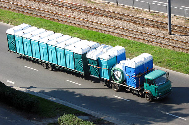 Porta potty delivery and setup in Forest City, PA